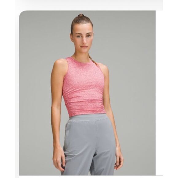 Lululemon Athletica Tops - lululemon License to Train Tight-Fit Tank Top Heathered Vintage Rose Size 8